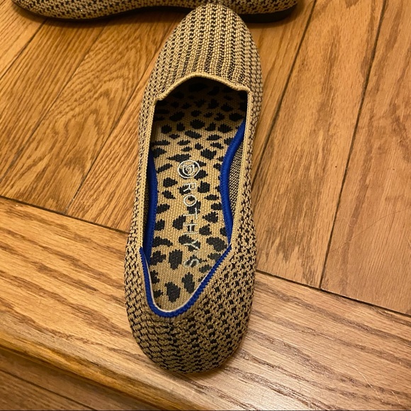 Rothy’s Gold Houndstooth Loafers, sz 10 - Picture 4 of 6